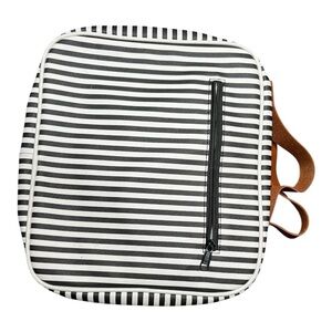 Striped Black and White travel bag